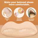 2 x Dr.Tucker+ Heel Grips for Womens Shoes, Heel Pads for Shoes Too Big, Inserts for Prevent Slipping and Rubbing Blister, Gel Heel Protectors (with Shoe Horn)