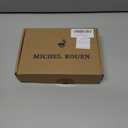 MICHEL ROUEN Mens Polo Shirts Heather Jacquard/Print/Striped Performance Moisture-Wicking Casual Collared Golf Shirts for Men (L)