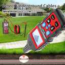 NOYAFA NF-826 Underground Cable Locator Wire Tracker, for Dog Fence Cables Irrigation, Wall and Underground Pipeline Wire Detector, Advanced Circuit Breaker Finder for Wall and Underground Cables