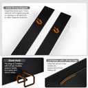 Magnetic Stanley Cup Holder for Refrigerator - Waycco Upgraded 2-in-1 Tumbler Organizer with Lid Hanging Bar & Slide-in Hooks, Fits Stanley Adventure Mug, Yeti Rambler & Most Handle Mugs (Black)