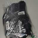 QingSong Full Face Snorkel Mask for Adults, Snorkeling Gear with Camera Mount, 180 Degree Panoramic View Snorkel Set Anti-Fog Anti-Leak (Small-Medium, Black)