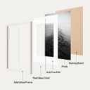 eletecpro Solid Wood Picture Frame with Real Glass Cover, Wooden Wall Gallery Frame for Home Decor, 8x10, 4 Pack, White