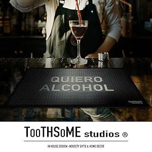 Quiero Alcohol Bar Mat
