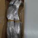 Tioncy 50 Pcs Stainless Steel Soup Spoons Mirror Polished Asian Soup Spoons for Bouillon Dessert Cereal Ramen Pho Wonton Dumpling Noodles