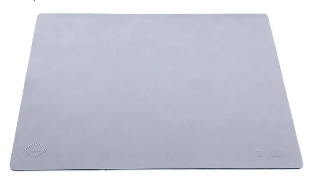 Home Essential, Supmat XL, Super Versatile Extra Large and Thick Heat Resistant Silicone Mat, Counter Mat (Light Gray)
