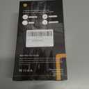 5 x WRJ Case for iPhone 15 Pro Max with Screen Protector, [Compatible with MagSafe][Full Camera Protection] Anti-Fingerprints Slim Translucent Matte Shockproof Phone Cover for Women Men-Black