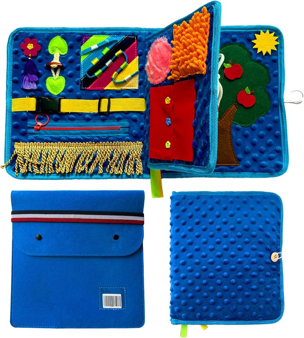 Fidget Blanket for Adults with Dementia,Dementia Activities for Seniors, Alzheimers Dementia Products for Elderly, Autism Sensory Busy Board