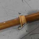 Evergreen Flag Solid Wood 56 Flag Pole with 2 Adjustable Ring Clips and Spinning Anti-Wrap Tube | Weatherproof Outdoor Outside Wall Mounted | Pole Only