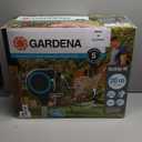 GARDENA 18614 | 66' x 1/2" Automatic Retractable Garden Hose Reel on Metal Spike, Outside Garden Hose with 360 swivel. No Holes in your house, Easy Installation, No Tools Required