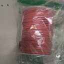 GENIQUE Real/Genuine Round Leather String Cord for Necklace, Bracelets, Jewelry, Kumihimo Braiding, DIY Projects (20 Meters) (1.5mm, Pink)