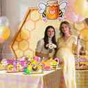 6pcs Sweet As Can Bee Wooden Table Centerpieces for Girls Baby Shower Party Decorations It's A Girl Party Table Centerpieces What Will Baby Bee Gender Reveal Baby Announcement Table Sign Decors