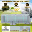 RV Cover 33-35ft, Travel Trailer Heavy Duty Thick 9 Layers Camper Cover