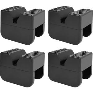 TONDA Jack Stand Pads, Universal Rubber Jack Pad Adapter, Rail Pinch welds Protector, 4 Pack