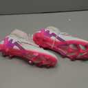 Men's Soccer Cleats Womens Indoor Shoes Unisex Baseball Turf Shoe Youth Rugby Adult Football Boots Wide AG FG TF Training Sneaker (8, White)