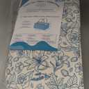 Blissful Diary Floral Diaper Caddy Organizer, Stylish Nursery Storage Basket, Gift for Baby Shower, Baby Registry Must Have, Newborn Essentials, Blue Floral