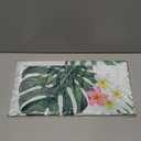 Tatuo 3 Pieces Hawaiian Luau Party Tablecloth Palm Leaves Table Cloth 54 x 108 Inches Plastic Disposable Table Decorations for Summer Pool Beach Cocktail Aloha Safari Jungle Party Supplies