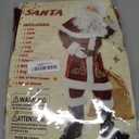 Santa Claus Costume for Men Santa Suit Adults 12pcs Mens Deluxe Professional Christmas Clause Outfit Xmas Suits Adult, Medium