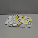 Artoid Mode Blue Lemon Flower Floral Summer Kitchen Towels Dish Towels, 18x26 Inch Seasonal Spring Decoration Hand Towels Set of 2