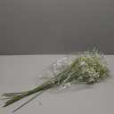 24.8-inch Artificial Baby's Breath Bulk 10PCS - Fake Gypsophila Flowers with Bendable Stems for Weddings, White Party Decorations, Home & Outdoor Floral Arrangements (White)