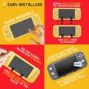 EVORETRO Switch Lite Case Accessories Kit  Compatible with Nintendo Switch Lite  Protective Carrying Case + Game Card Holder + Screen Protector  Fits Pokmon, Animal Crossing, Mario & More (Black)