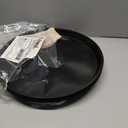 Tulpeed 10 Pack Plant Saucer 18 Inches Plant Trays for Pots Plastic Round Drip Trays Flower Pot Saucers Black Planter Water Tray Plant Drainage Tray, Black