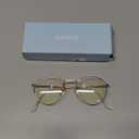 Gaoye Blue Light Blocking Glasses - Trending Round TR90 Frames, Metal Arms, UV400 Protection - Matching Soft Case (*1-tea Leopard/Transparent Lens)