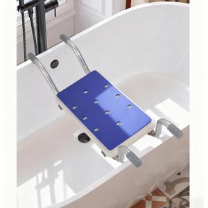 Portable Hanging Bathtub Seat - 230 LBS Capacity Hanging Shower Chair for Seniors, Sturdy Hanging Tub Bench for Inside Bathtub, Practical Bathtub Stool for Elderly & Disabled Users