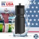 50 Strong Bulk Water Bottles 24-Pack 22 oz BPA-Free Sports Bottles with Easy-Open Pull Top Cap Made in USA Reusable & Top Rack Dishwasher Safe Brand
