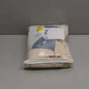 Nanspring Cream Beige Curtains 90 Inches Long for Living Room Linen Light Filtering Semi Sheer Curtain Back Tab Rod Pocket Modern Farmhouse Decor Elegant Coastal Drapes for Bedroom 52x90, 2 Panels