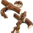 PINVNBY 2 PCS Wooden Hamster Climbing Branches 5.9 in Natural Grapevine Syrian Hamster Chewing Toys Small Animal Habitat Decor Accessories for Gerbils Mice Rat and Dwarf Pets