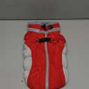 FUAMEY Dog Coat for Small Dogs,Waterproof Dog Winter Jacket with Harness Built in Puppy Cold Weather Coats Reflective Pet Vest with Zipper Warm Fleece Dogs Snowsuit Windproof Red S