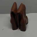 Knee High Boots Women Chunky Heel Square Toe Tall Boots Women Heeled Size Zipper Long Boots (6.5, Brown)