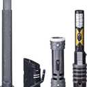 STAR WARS Lightsaber Forge Darksaber Electronic Extendable Black Lightsaber Toy, Customizable Roleplay Toy for Kids Ages 4 and Up