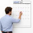 GuassLee Extra Large Wall Calendar 2027-2028, 18 Month, 20"x30", 30"x20"