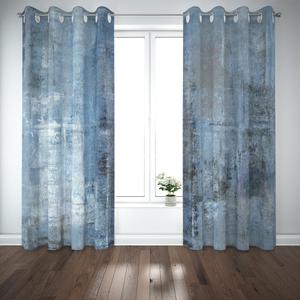 TOMWISH Blue Solid Grommet Blackout Curtains/Drapes Thermal Insulated for Bedroom Living Room Nursery Window 2 Panels, 52 Inches Wide by 84 Inches Long