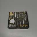 Flameless Christmas Tree Candles with Remote, 10 Pack Battery Operated LED Candles with Suction Cup for Christmas Tree, Flickering Flame for Xmas Indoor Decor - Water Drop