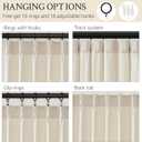 Cream Velvet Pinch Pleated Curtains 84 Inches Long for Living Room Bedroom Modern Elegant Soft Velvet Drapes with Hooks White Room Darkening Thermal WindowTreatments W40 x L84, 2 Panels Set