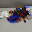 JOYIN 150Pcs Glowing Marble Run- Construction Building Blocks Toys with 5 Glow in The Dark Glass Marbles, STEM Educational Building Block Toy, Gift for Christmas