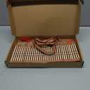 3 Set Baskets for Gifts Empty, Large Woven Bamboo Gift Basket Kit with Handles, Sturdy Empty Gift Baskets to Fill for Mothers Day, Birthday Party Wrapping Gift -3 Cellophane Wrap Bags