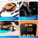 kosmegal Paddle Board Pump Electric Portable, SUP Pump for Paddleboard, 20PSI Air Compressor with Auto-Off, Deflation Function and 12V DC Car Connector for Inflatables, Kayaks and Boats
