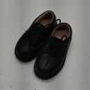DADAWEN Toddler Boys Girls Classic Lace-Up Dress Shoes Oxfords Wedding Church School Uniform Shoes Black US Size 8 M Toddler