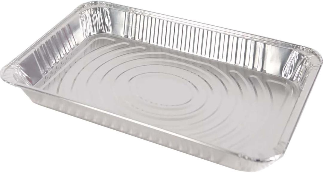 20.5" X 12.5" X 2.5" Heavy-Duty Aluminum Foil Pans (Full Size-Medium/10 Pack) - Medium Steam Pans - Perfect for Catering, Baking & Meal Prep - Serving Tray Aluminum - Disposable Aluminum Foil Pans