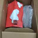 Rileryan Christmas Village House Figurines Christmas Town Village Accessories House Buildings Tabletop Home Indoor Mantel Decoration