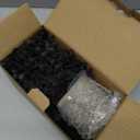 2 Pack Black Fake Eucalyptus Small Fake Plants Potted Artificial Plants for Halloween Shelf Desk Home Farmhouse Room Coffee Table Decor Bathroom Decor (Black)