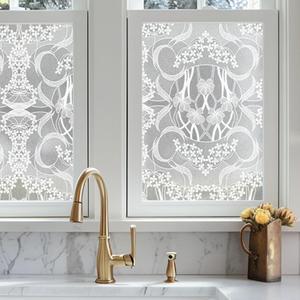 Decorative Window Privacy Film for Bathroom, Front Door, Home (Lolita, 23.6inch x 35.4inch)