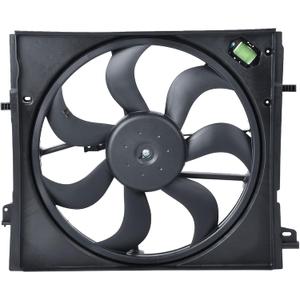 Radiator Cooling Fan Assembly Compatible with Nissan Rogue Sport 2017 2018 2019 2.0L # 214816MA0A