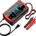 Battery Charger 10-Amp 12V and 24V Fully-Automatic Smart Car Battery Charger, Battery Desulfator with Temperature Compensation, and Battery Maintainer Trickle Charger (12v24v)
