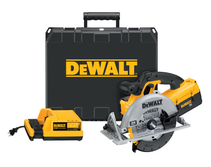 DEWALT DC300K Electric Portable Circular Saw 7-1/4" 36 Volt