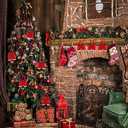 MSQ 10PCS Christmas Decorations Gift Bags Candy Bags Santa Pants Style Lovely Treat Bags Best for Wedding Holiday New Year Holiday Gift- Small Size(More Options)