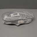 SHIBEVER Women's Slippers Fuzzy Open Toe Slip On Indoor House Shoes Comfy Bedroom Women Slippers Gray Size 7.5-8